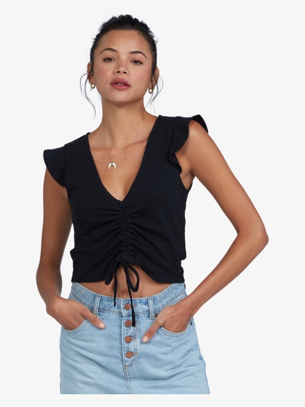 Flirty Vibe V-Neck Top