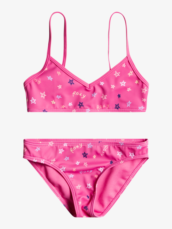 Girl's 2-7 Tiny Stars Bralette Bikini Set