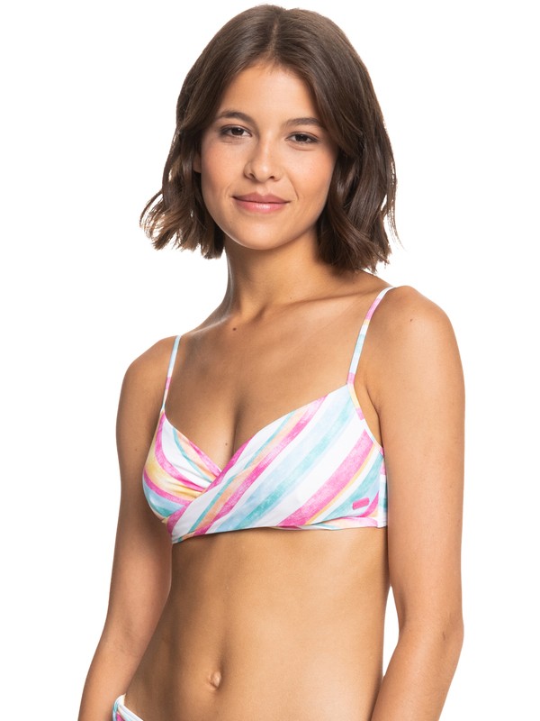 Island In The Sun Wrap Bralette Bikini Top