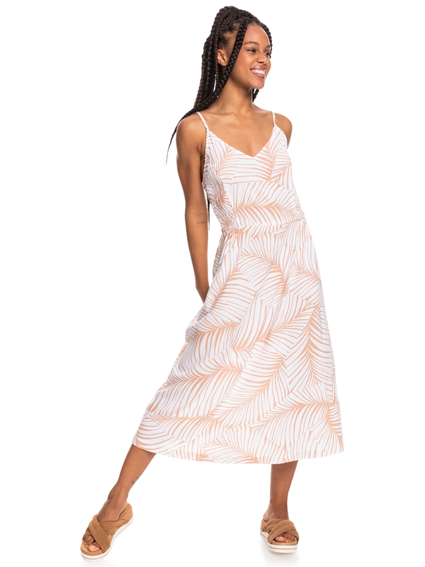 Land Of Life Strappy Midi Dress