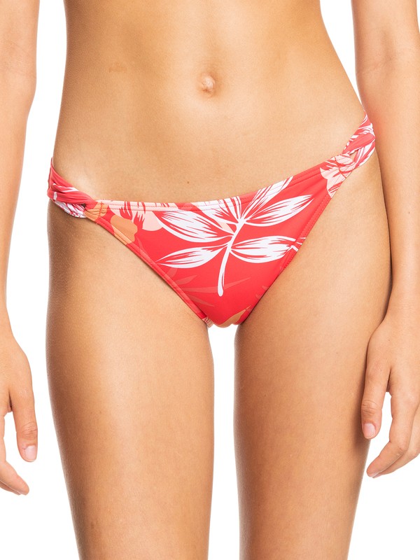 Seaside Tropics Mid-Waist Bikini Bottoms