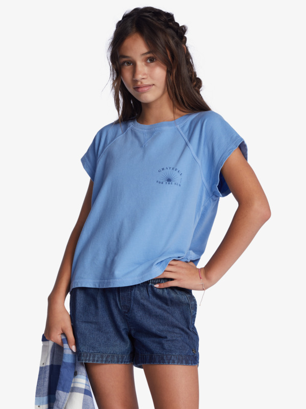 Girl's 4-16 Grateful Sun T-Shirt - Click Image to Close