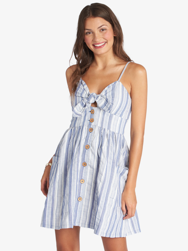 Under The Cali Sun Stripe Strappy Dress