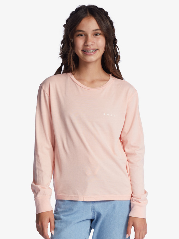 Girl's 4-16 Gradient Fade Long Sleeve T-Shirt - Click Image to Close