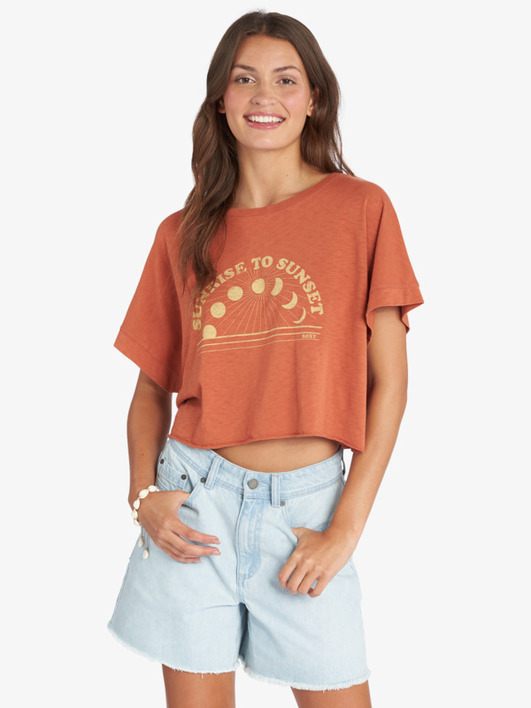 Sunrise To Sunset Drop Shoulder T-Shirt