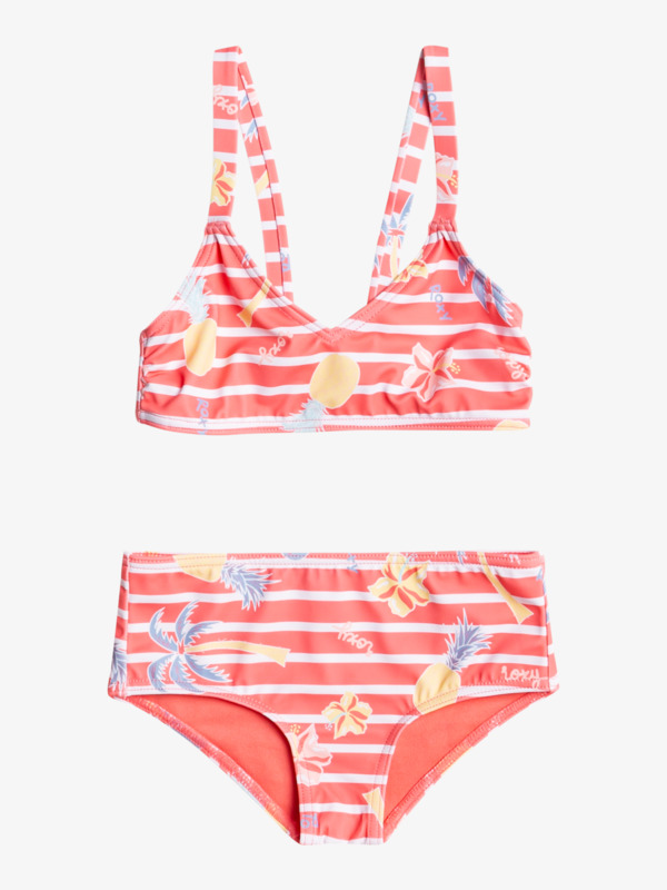 Girl's 2-7 Little Pineapple Bralette Bikini Set