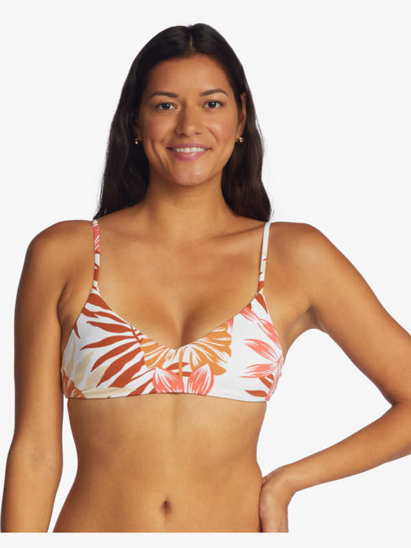 Printed Beach Classics Athletic Triangle Bikini Top