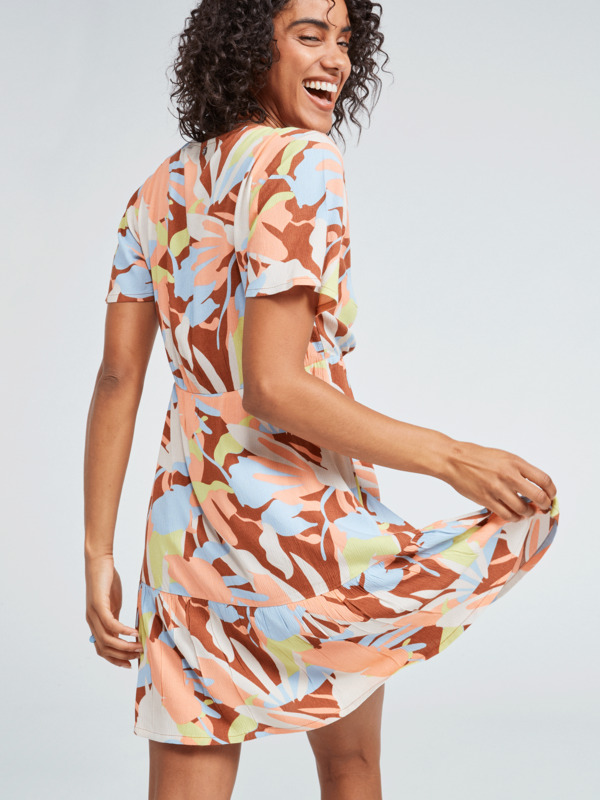 Summer Flow Printed Mini Dress