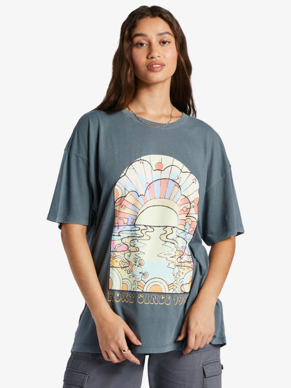 On The Hill Oversized Graphic T-Shirt - Click Image to Close