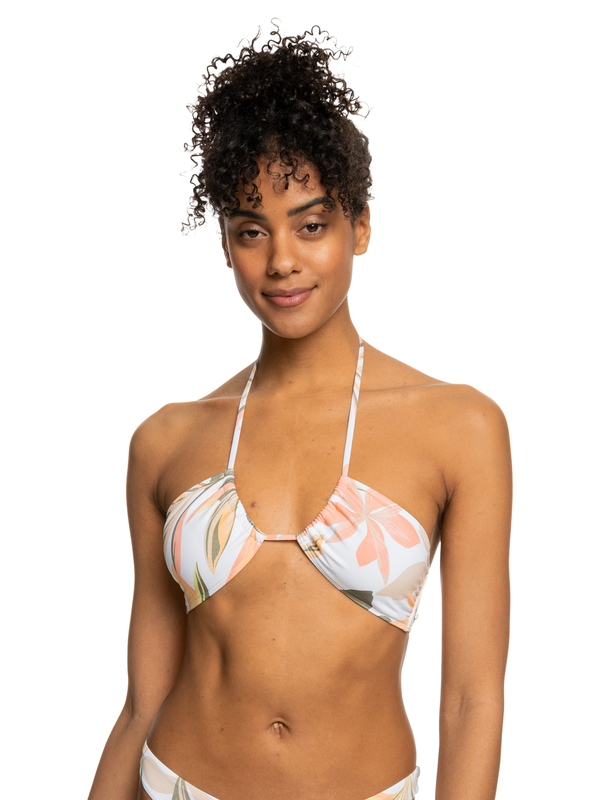 Printed Beach Classics Triangle Bikini Top