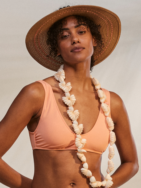 Beach Classics Elongated Triangle Bikini Top