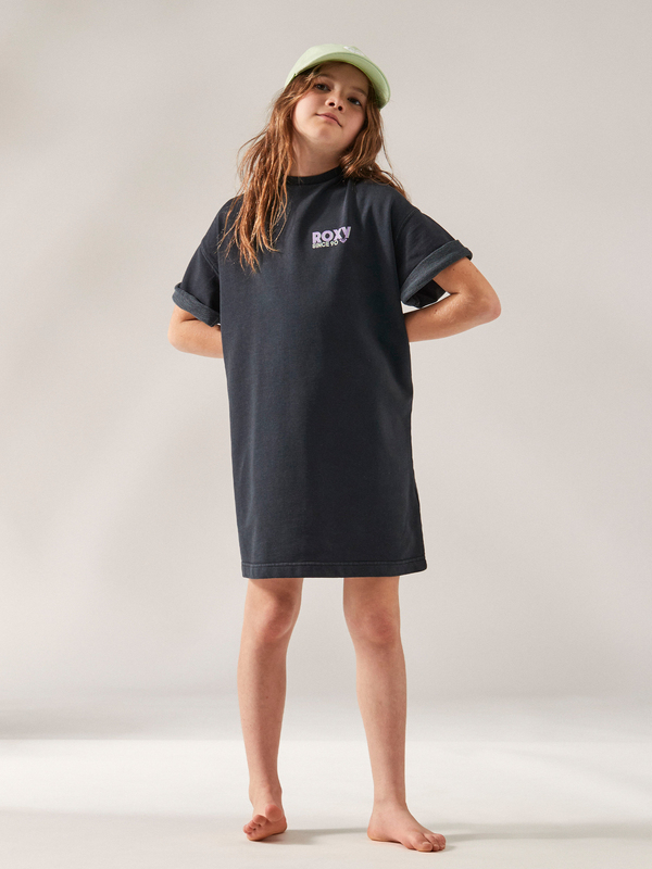 Girl's 4-16 You Rock My World Oversized Sweatshirt Dress