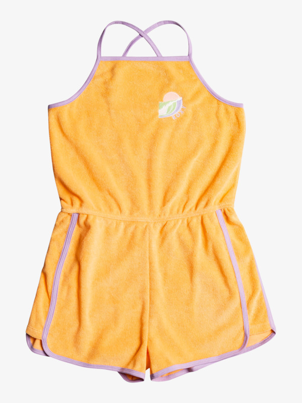 Girl's 4-16 Glitter In The Air Strappy Romper - Click Image to Close