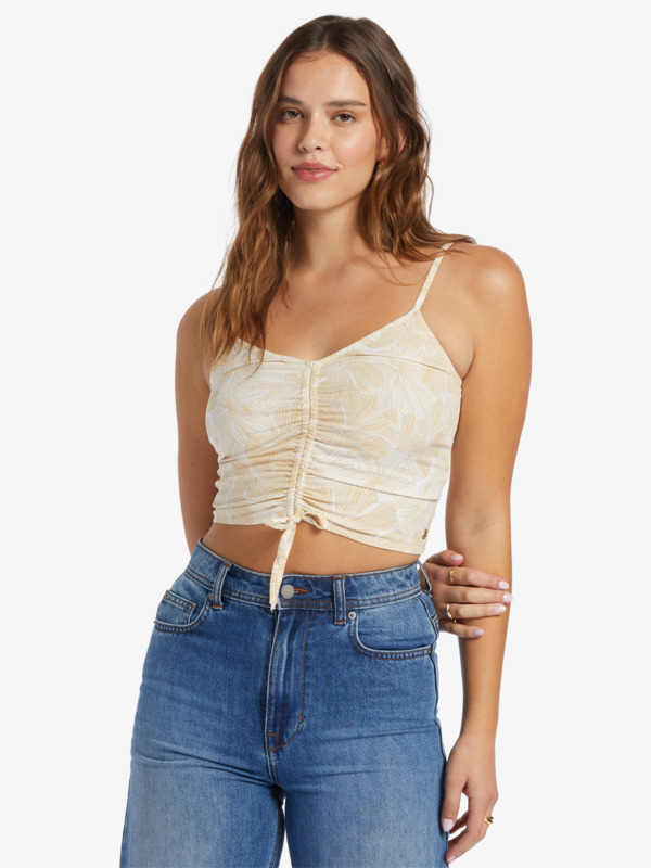 Vibrant Light Strappy Crop Top