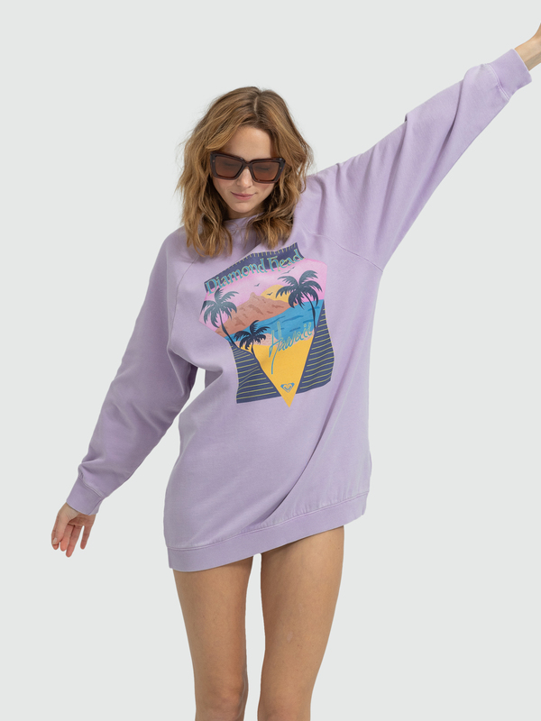 Breaking Waves Sweatshirt Dress