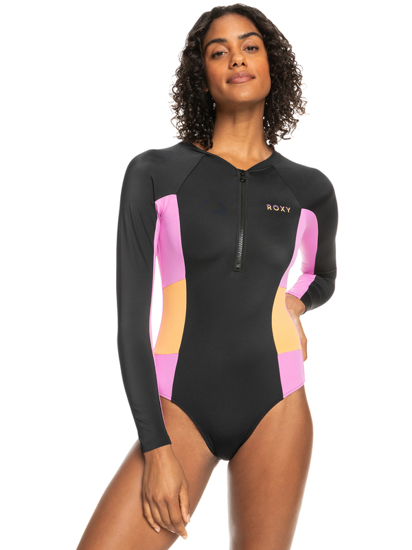 Roxy Fitness Long Sleeve One-Piece Swimsuit - Click Image to Close