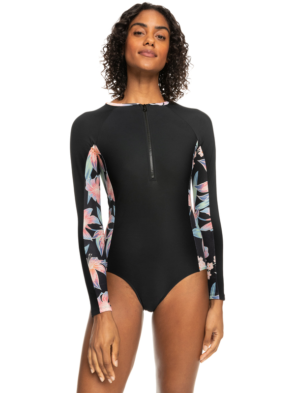 New 1mm UPF 50 Long Sleeve One-Piece Swimsuit - Click Image to Close